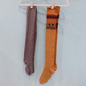 Urban outfitter over the knee socks